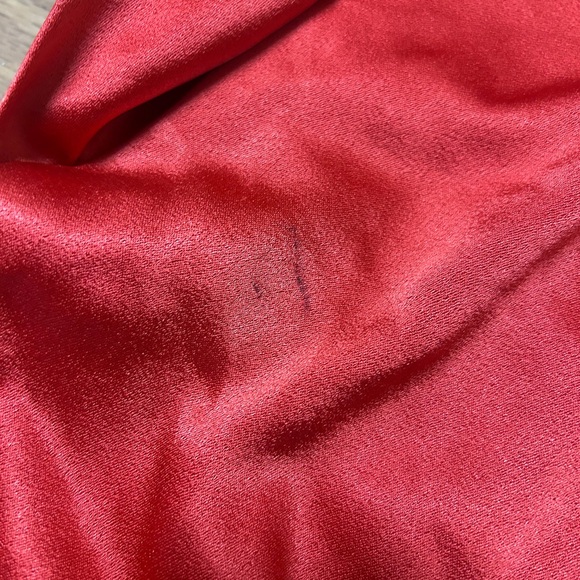 Alice + Olivia Vibrant Red One-Shoulder Dress - Picture 10 of 14